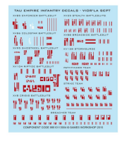 Tau Empire Infanterie - Abziehbilderbogen
